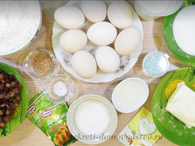 Пасхальный кулич – самый простой рецепт