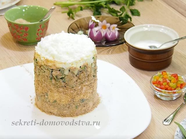 Салат «Кулич пасхальный» — простой рецепт праздничного салата