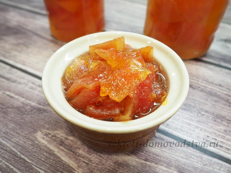 Варенье из арбузных корок — самые простые рецепты