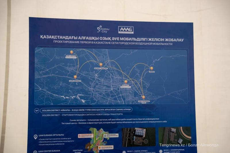 Взлет Alatau City. В городе впервые протестировали аэротакси